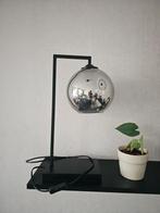 Tafellamp van gerookt glas, Ophalen of Verzenden, Zo goed als nieuw, Glas, Minder dan 50 cm