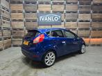 Ford Fiesta 1.0 EcoBoost Titanium Navi Clima pdc 17"lm 125 p, Auto's, Voorwielaandrijving, 125 pk, Gebruikt, Blauw