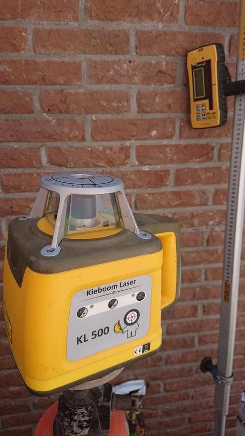 Bouwlaser compleet  te huur € 30 per dag., Doe-het-zelf en Verbouw, Meetapparatuur, Gebruikt, Ophalen