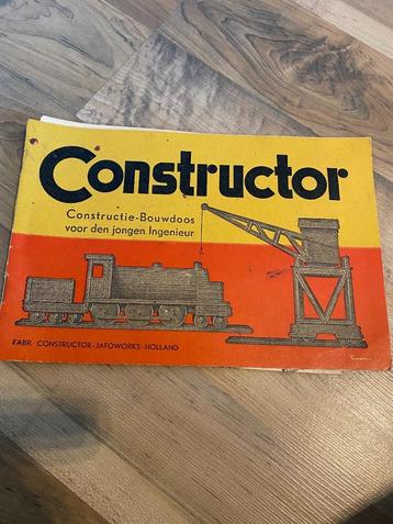 Constructor bouwdoos boekje.VERZENDEN MOGELIJK!! beschikbaar voor biedingen