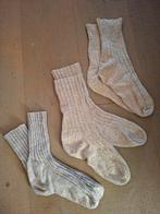 3 paar gebreide sokken, Kleding | Heren, Sokken en Kousen, Overige kleuren, Ophalen of Verzenden, Gedragen, Nvt