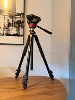 Manfrotto Statief (055XPROB) met Vloeistofkop (MVH502AH), Audio, Tv en Foto, Fotografie | Statieven en Balhoofden, Ophalen, Gebruikt