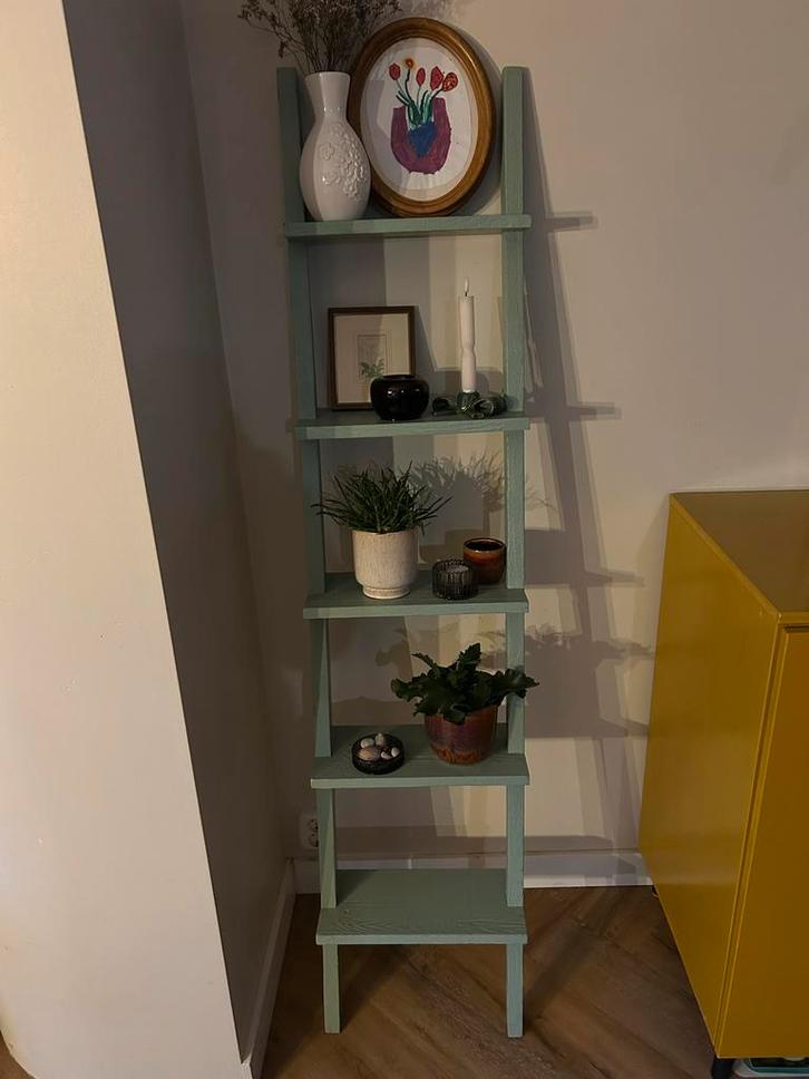 Decoratieve ladder / sierladder / wandrek, Huis en Inrichting, Woonaccessoires | Wandplanken en Boekenplanken, Zo goed als nieuw