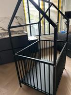 Babybox zwart met dakje, Ophalen of Verzenden, Zo goed als nieuw, Boxkleed