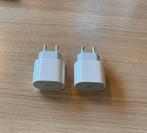 2x Originele Apple 20W USB-C Snellader - Zo goed als nieuw, Ophalen of Verzenden, Zo goed als nieuw