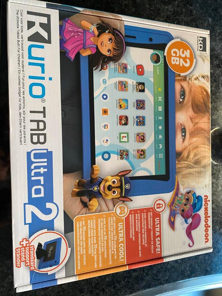 Kiano Tab Ultra 2 + Koptelefoon, Computers en Software, Android Tablets, Zo goed als nieuw, Wi-Fi, 7 inch of minder, 16 GB, Ophalen of Verzenden