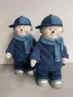 2x kerst winterpoppetjes, Ophalen, Zo goed als nieuw