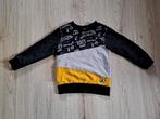 Stoere trui maat 98 Sturdy sweater zwart grijs okergeel, Gebruikt, Trui of Vest, Sturdy, Ophalen of Verzenden