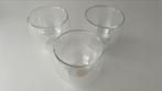 3 stuks Bodum dubbelwandige koffie/theeglazen, Ophalen of Verzenden, Gebruikt, Overige typen