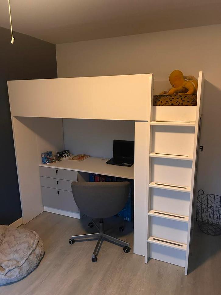 Smastad Hoogslaper, Kinderen en Baby's, Kinderkamer | Stapelbedden en Hoogslapers, Zo goed als nieuw, Hoogslaper, Ophalen