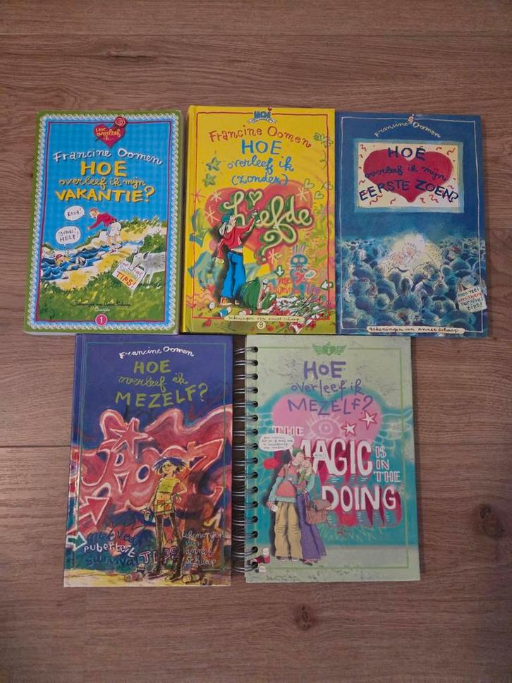 Francine Oomen - Hoe Overleef Ik? Boeken Set, Boeken, Kinderboeken | Jeugd | 10 tot 12 jaar, Gelezen, Fictie, Ophalen of Verzenden