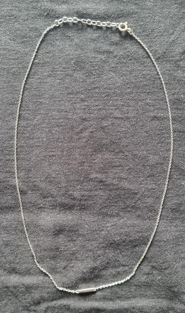 Zilveren ketting – 925 zilver, Sieraden, Tassen en Uiterlijk, Kettingen, Zo goed als nieuw, Zilver, Zilver, Ophalen of Verzenden