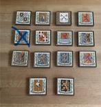 Prachtige antieke Delft cloisonne wapentegel Porceleyne fles, Antiek en Kunst, Antiek | Keramiek en Aardewerk, Ophalen of Verzenden