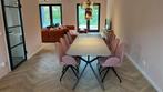 Eettafel 300x90 taupe kleur metalen vlinderpoot Arpa Fenix, Huis en Inrichting, Tafels | Eettafels, Ophalen, 50 tot 100 cm, Vijf personen of meer
