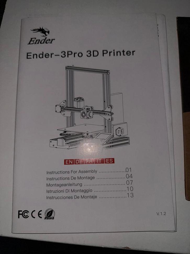 Creality Ender 3pro 3D printer [nieuw], Computers en Software, 3D Printers, Nieuw, Ophalen of Verzenden