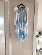 Elsa ijskoningin jurk - Carnaval, Ophalen of Verzenden, Zo goed als nieuw, Maat 38/40 (M), Carnaval