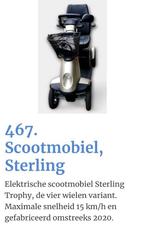 Elektrische scootmobiel Sterling Trophy., Overige merken, 15 km of minder, Gebruikt, Ophalen of Verzenden