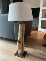 Boomstam lamp, Huis en Inrichting, Lampen | Vloerlampen, Ophalen, Zo goed als nieuw, Minder dan 100 cm