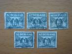 Vliegende duif NVPH 172 5x   Gestempeld, Postzegels en Munten, Postzegels | Nederland, Ophalen of Verzenden, T/m 1940, Gestempeld