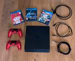 PlayStation 4 slim 500GB., Spelcomputers en Games, Spelcomputers | Sony PlayStation 4, Met 2 controllers, Ophalen of Verzenden