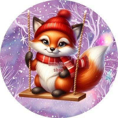 L248 icing frosting vos 20cm eetbare taart plaat print, Hobby en Vrije tijd, Taarten en Cupcakes maken, Nieuw, Versiering, Taarten