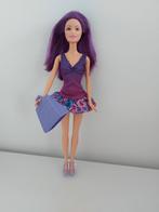 Barbie pop met paars haar, Ophalen of Verzenden, Gebruikt, Barbie