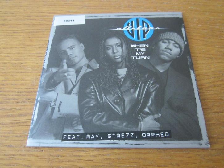 VIP Allstars Ft Ray, Strezz , Orpheo - When It's My Turn CDS, Cd's en Dvd's, Cd Singles, Gebruikt, Dance, 1 single, Ophalen