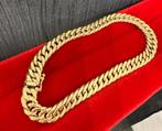 Prachtige 14 karaats gouden cuban armband, Ophalen of Verzenden, Goud