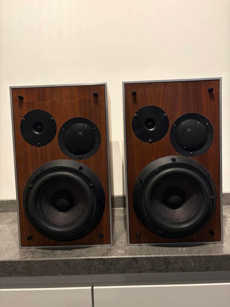 Scansonic by Scanspeak P-15 luidsprekers, Audio, Tv en Foto, Luidsprekers, Gebruikt, Front, Rear of Stereo speakers, Overige merken