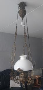 Antieke petroleum hanglamp, Ophalen