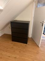 Zwarte Ikea Malm kast - Zo goed als nieuw! 80x100cm, Huis en Inrichting, Kasten | Ladekasten, Ophalen, Overige materialen, 100 tot 150 cm