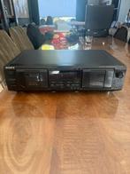 Sony TC-WE435 dubbel cassettedeck autoreverse, Ophalen of Verzenden, Sony