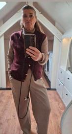 Set mohairachtige vest en bandplooibroek 1x gedragen teab nu, Ophalen of Verzenden, Zo goed als nieuw, Maat 38/40 (M)