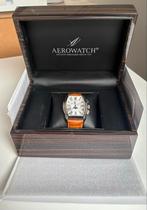 Aerowatch Horloge - Prachtig klassiek zwitsers Uurwerk!, Leer, Staal, Polshorloge, Zo goed als nieuw