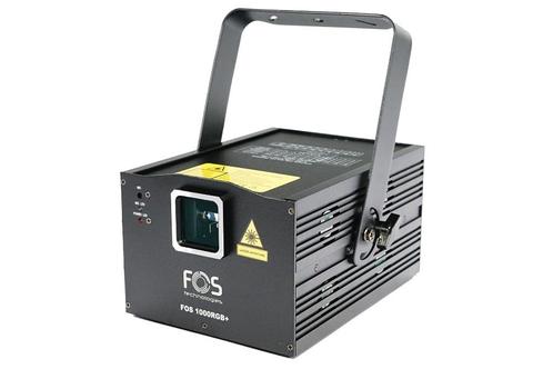 FOS 1000RGB Laser Hoogwaardige RGB-laser met 25 KPPS-scanner, Muziek en Instrumenten, Licht en Laser, Nieuw, Laser, Geluidgestuurd