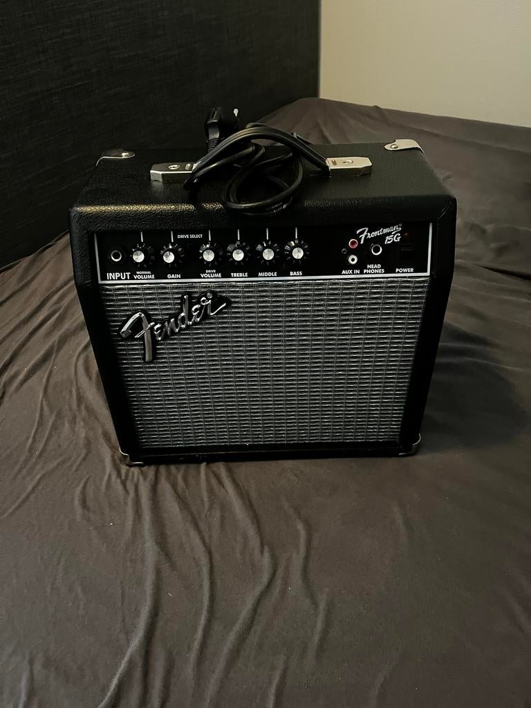 Fender Frontman 15G Gitaarversterker, Muziek en Instrumenten, Versterkers | Bas en Gitaar, Ophalen, Gebruikt, Gitaar, Minder dan 50 watt