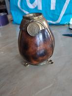 Argentijnse Mate Kalebas met Gouden Details, Ophalen of Verzenden