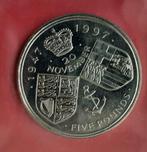 Five pounds golden wedding 1997, Ophalen of Verzenden, Overige landen, Losse munt