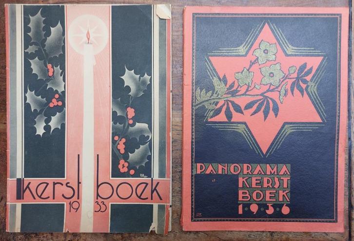 Tijdschrift Panorama Kerstboek jaar 1933 en 1936, Diversen, Kerst, Gebruikt, Ophalen of Verzenden