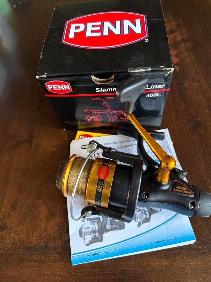 Penn Slammer Live Liner 460L Vis Molen, Watersport en Boten, Hengelsport | Algemeen, Gebruikt, Molen, Ophalen of Verzenden
