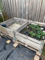 Moestuin-bakken 1x1,20 m, Gebruikt, 100 cm of meer, Ophalen of Verzenden, Rechthoekig