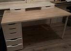 Ikea bureau  met ladekastje en opzetstuk, Huis en Inrichting, Ophalen of Verzenden, Zo goed als nieuw