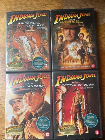 Indiana Jones DVD’s - 4 Films beschikbaar voor biedingen