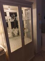 Vitrine kast, Ophalen, 50 tot 100 cm, Zo goed als nieuw, 150 tot 200 cm