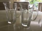 2 stuks sapkan / waterkan 21cm hoog samen voor € 8,00 nieuw, Glas of Glazen, Ophalen of Verzenden, Overige stijlen, Glas