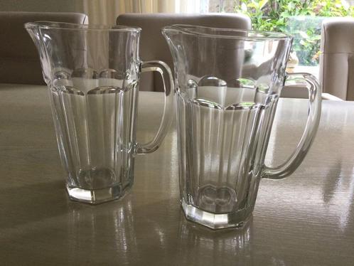 2 stuks sapkan / waterkan 21cm hoog samen voor € 8,00 nieuw, Huis en Inrichting, Keuken | Servies, Zo goed als nieuw, Glas of Glazen