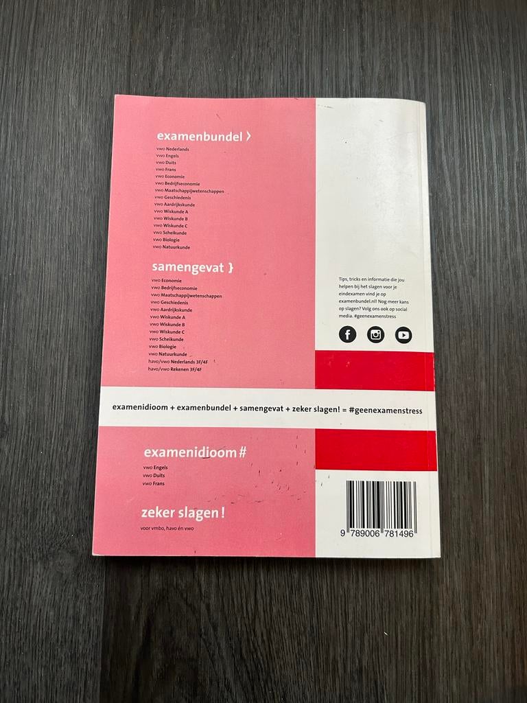 vwo Wiskunde A 2020/2021, Boeken, Ophalen of Verzenden, Zo goed als nieuw, VWO, Nederlands