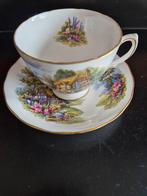 Cottage Royal Vale bone china england, Ophalen of Verzenden, Zo goed als nieuw, Porselein, Kop en/of schotel