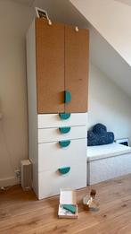 Ikea smastad platsa kledingkast met kurk deuren, Huis en Inrichting, Ophalen, Met hangruimte, 50 tot 100 cm, Zo goed als nieuw