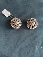 Vintage Strass Oorbellen clips, Met kristal, Overige materialen, Gebruikt, Overige kleuren